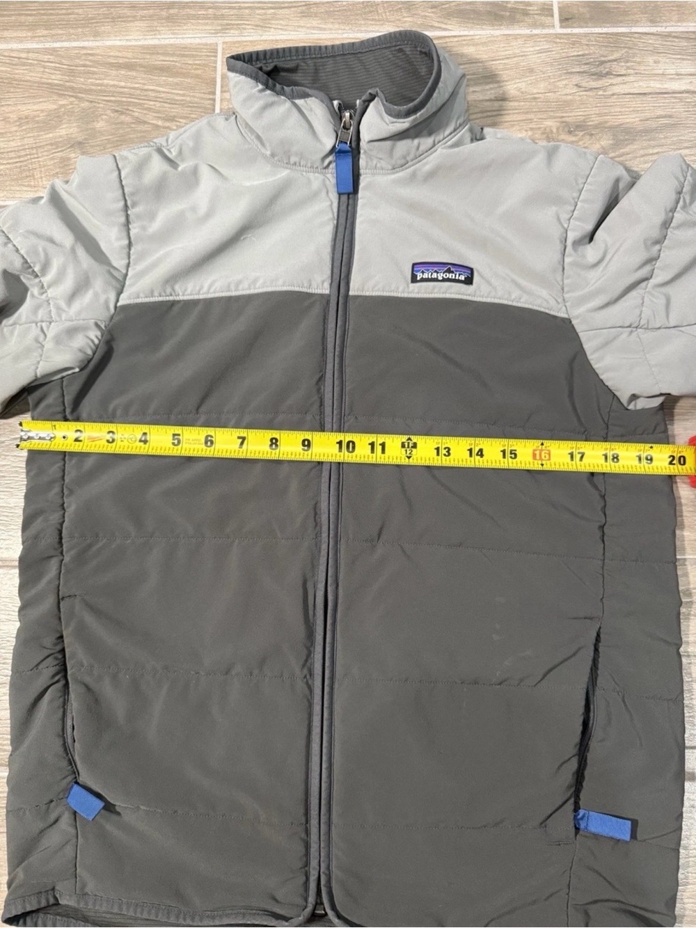 Patagonia Jacket Men Small Grey Pack In Quilted Insulated Gorpcore Style 20945 - Picture 6 of 7